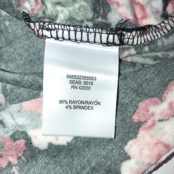 Keyhole neck Floral halter top women - Picture 6 of 6